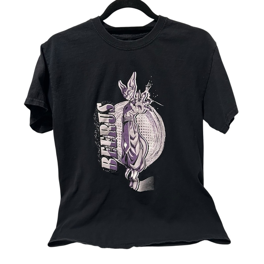 Dragon Ball Super Beerus T-Shirt Black Men’s‎ M Anime Graphic Tee